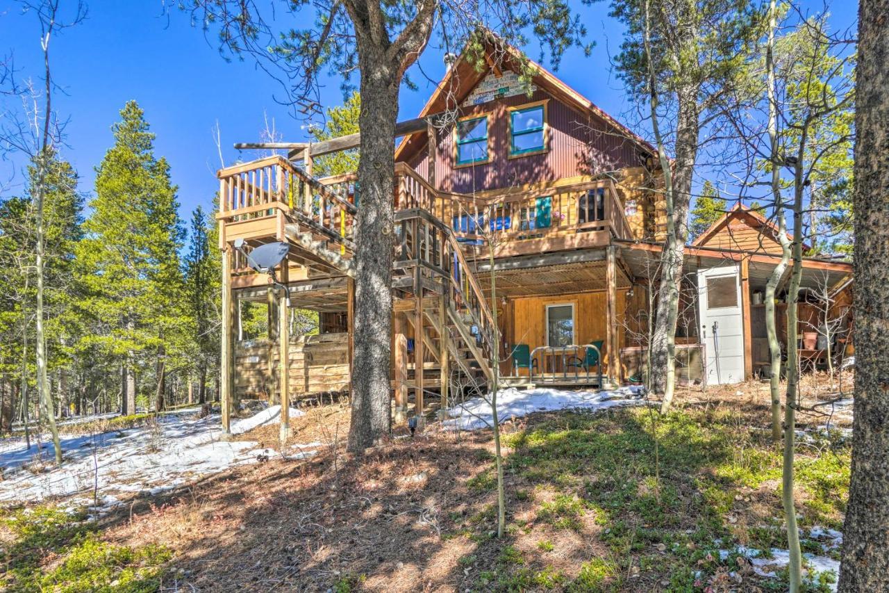 Secluded Black Hawk Log Cabin With Fire Pit! Екстериор снимка